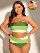 Conjunto de Biquíni Feminino com Alças Removivel - Cristina. Plus Size