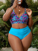 Conjunto de Biquíni Feminino de 2 Peças - Felippa. Plus Size