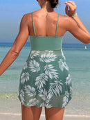 Tankini Feminino Alças Finas Estampado Génova