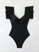 Maiô Feminino Manga Curta Estela