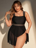 Maiô feminino tipo vestido Duda. Plus Size