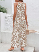 Conjunto Feminino  2 peças Regata com Estampa Geométrica e Calça - Nora