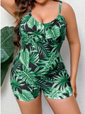 Maiô Feminino Tipo Macaquinha Adella Plus Size. Flash
