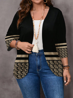 Jaqueta Franny Plus Size – Estilo Sofisticado com Caimento Perfeito