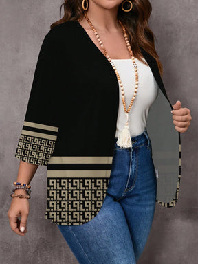Jaqueta Franny Plus Size – Estilo Sofisticado com Caimento Perfeito