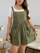 Macacão Feminino Com Bolços - Cristal. Plus Size