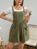 Macacão Feminino Com Bolços - Cristal. Plus Size