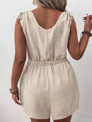 Macacão Feminino com Detalhes de Renda - Heidi. Plus Size