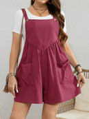 Macacão Feminino Com Bolços - Cristal. Plus Size