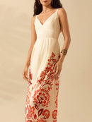 Macacão Feminino De Perna Larga Sofia