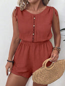 Macacão Feminino com Detalhes de Renda - Heidi. Plus Size