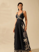 Macacão Feminino De Perna Larga Sofia