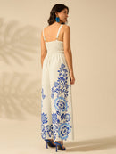 Macacão Feminino De Perna Larga Sofia