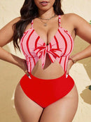 Maiô Feminino Decote em V Profundo Ajustável - Luena. Plus Size