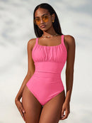 Maiô Feminino Franzido e Controle da Barriga - Lana