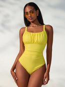 Maiô Feminino Franzido e Controle da Barriga - Lana