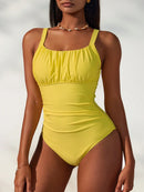 Maiô Feminino Franzido e Controle da Barriga - Lana