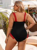 Maiô Feminino com Babado e Laço na Frente - Amara. Plus Size