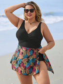 Maiô Feminino com Design de vestido - Wélika. Plus Size