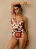 Maiô Feminino com decote em V - Ilana. Plus Size