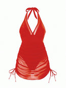 Maiô Feminino com design de Vestido Transparente - Celine