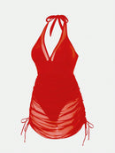 Maiô Feminino com design de Vestido Transparente - Celine