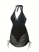 Maiô Feminino com design de Vestido Transparente - Celine