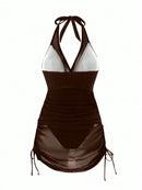 Maiô Feminino com design de Vestido Transparente - Celine