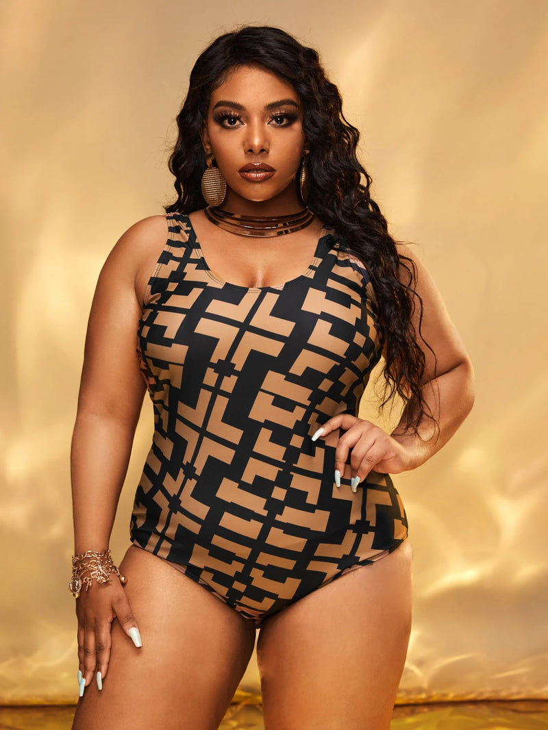 Maiô Melina. Plus Size. Flash