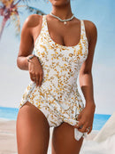 Maiô Tankini Feminino com Decote Redondo - Nadini