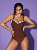 Maiô Elegante Feminino Modelador com Cordão Nas Costas - Yanusca