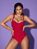 Maiô Elegante Feminino Modelador com Cordão Nas Costas - Yanusca