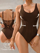 Maiô Feminino Modelador com Laços nas Costas - Jeice