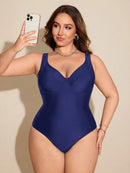 Maiô Feminino Modelador com costas Regulavel - Clear. Plus Size