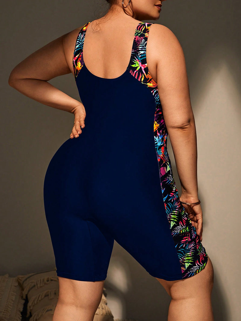 Maiô Feminino Tipo Macacão Anastacia Plus Size