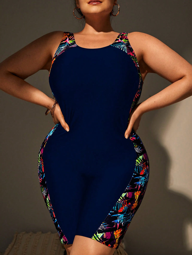 Maiô Feminino Tipo Macacão Anastacia Plus Size