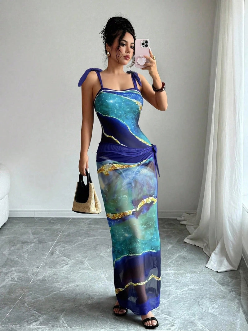 Maiô Feminino com Saída de Praia - Margo. Plus Size Flash