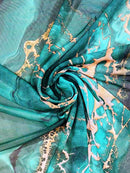 Maiô Feminino com Saída de Praia comToque de Luxo e Estampa Refinada - Margo. Plus Size