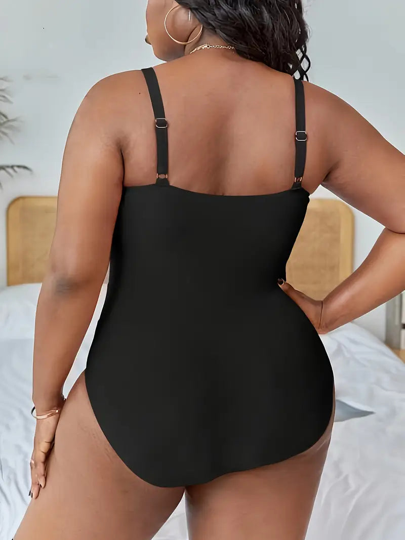 Maiô Feminino sem armação Gola Assimétrica Alanis. Plus Size. Flash