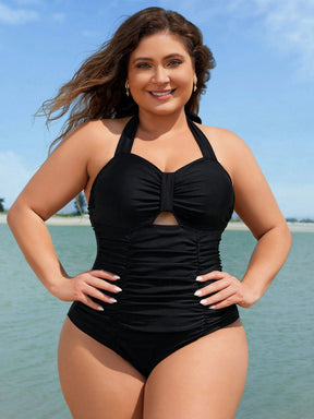 Maiô Feminino Com Alça Halter Suzy Plus Size