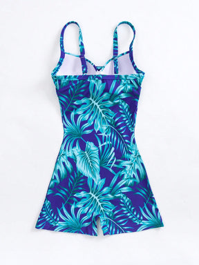 Maiô Feminino Estampado Tipo Short Leia