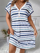 Vestido Feminino Listrada Aura  Plus Size