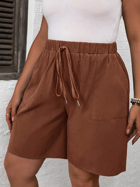 Short Simple Feminino Cintura Elástica Andreia  Plus Size