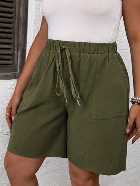 Short Simple Feminino Cintura Elástica Andreia  Plus Size