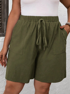 Short Simple Feminino Cintura Elástica Andreia  Plus Size