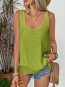 Regata elegante Feminina Com Babados - Adèle