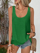 Regata elegante Feminina Com Babados - Adèle