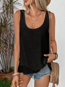 Regata elegante Feminina Com Babados - Adèle