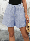 Short Feminino Simples, com Bolso e Franzido - Chantal