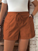 Short Feminino com Cintura Elástica e Cordão - Belle. Plus Size